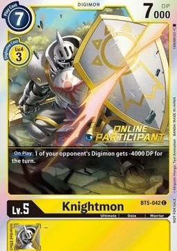 Knightmon (BT5-042) (V.1) - Online Regional Promos
