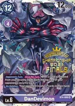 DanDevimon (BT4-088) - Championship 2021 Promos