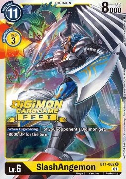 SlashAngemon (BT1-062) - Digimon Card Game Fest