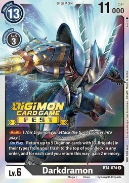 Darkdramon (BT4-074) - Digimon Card Game Fest