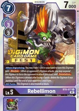 Rebellimon (BT6-077) - Digimon Card Game Fest