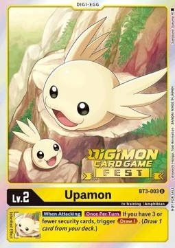 Upamon (BT3-003) - Digimon Card Game Fest