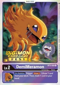 DemiMeramon (BT3-006) - Digimon Card Game Fest