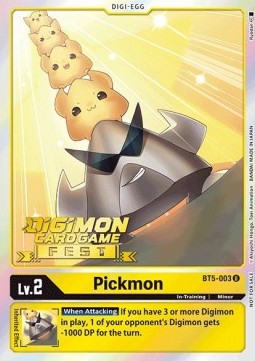 Pickmon (BT5-003) - Digimon Card Game Fest