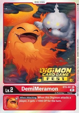DemiMeramon (BT6-001) - Digimon Card Game Fest