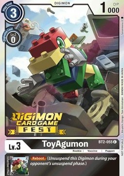 ToyAgumon (BT2-055) - Digimon Card Game Fest