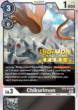 Chikurimon (BT6-056) - Digimon Card Game Fest
