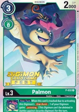 Palmon (P-032) (V.2) - Promos