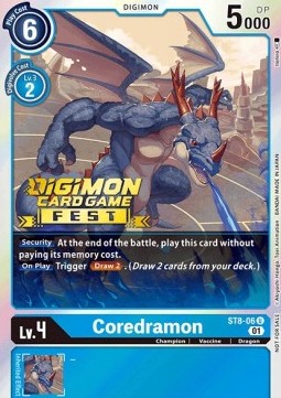 Coredramon (ST8-06) - Digimon Card Game Fest