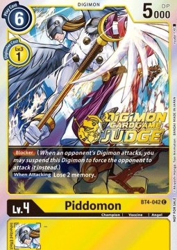 Piddomon (BT4-042) - Judge Promos