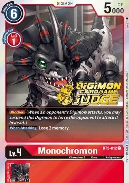 Monochromon (BT5-012) - Judge Promos