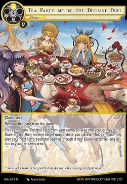 Tea Party before the Decisive Duel - Game of Gods Reloaded