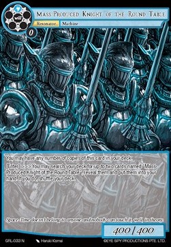 Mass-Produced Knight of the Round Table - Game of Gods Reloaded