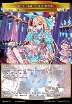 Alice, Tales of Creation // Order of Genesis - Game of Gods Reloaded