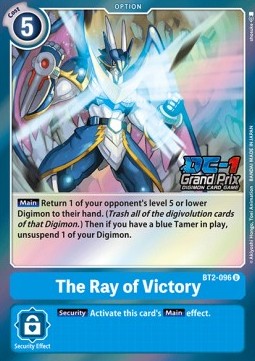 The Ray of Victory (BT2-096) - Special Tournament Promos