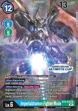 Imperialdramon Fighter Mode (BT8-032) - Special Tournament Promos