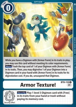 Armor Texture! (BT8-110) - New Awakening