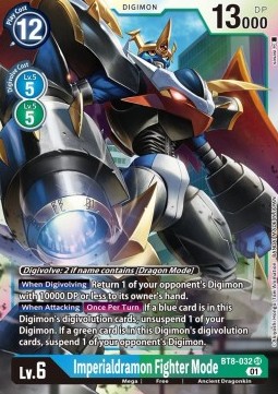 Imperialdramon Fighter Mode (BT8-032) (V.1) - New Awakening