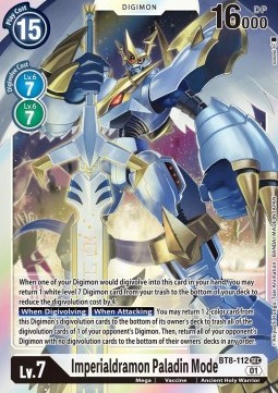 Imperialdramon Paladin Mode (BT8-112) (V.1) - New Awakening