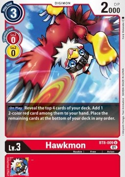 Hawkmon (BT8-009) (V.1) - New Awakening