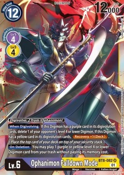 Ophanimon Falldown Mode (BT8-082) (V.1) - New Awakening