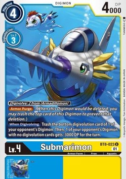 Submarimon (BT8-023) - New Awakening