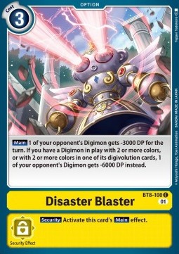 Disaster Blaster (BT8-100) - New Awakening