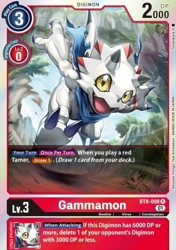 Gammamon (BT8-008) (V.1) - New Awakening