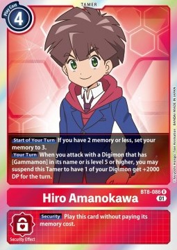 Hiro Amanokawa (BT8-086) - New Awakening