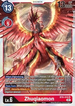 Zhuqiaomon (BT8-019) - New Awakening