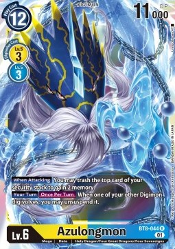 Azulongmon (BT8-044) - New Awakening