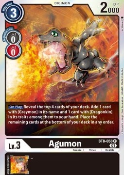 Agumon (BT8-058) - New Awakening