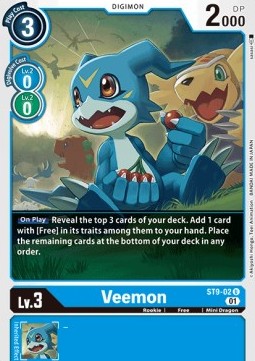 Veemon (ST9-02) - Starter Deck: Ultimate Ancient Dragon