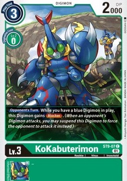 KoKabuterimon (ST9-07) - Starter Deck: Ultimate Ancient Dragon
