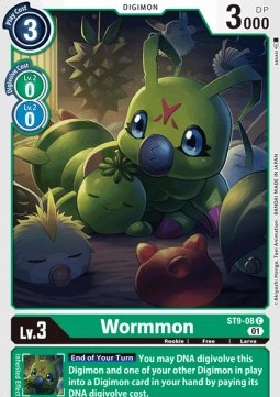 Wormmon (ST9-08) - Starter Deck: Ultimate Ancient Dragon