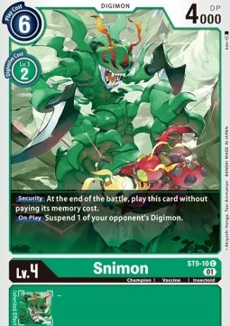 Snimon (ST9-10) - Starter Deck: Ultimate Ancient Dragon