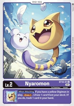Nyaromon (ST10-01) - Starter Deck: Parallel World Tactician