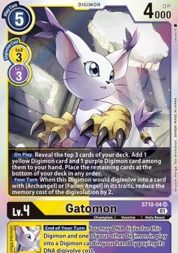Gatomon (ST10-04) - Starter Deck: Parallel World Tactician