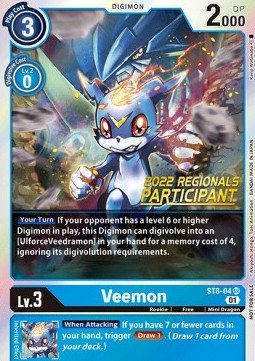 Veemon (ST8-04) (V.1) - Championship 2022 Promos