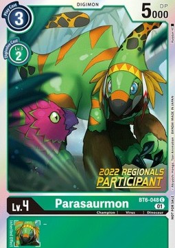 Parasaurmon (BT6-048) (V.1) - Championship 2022 Promos