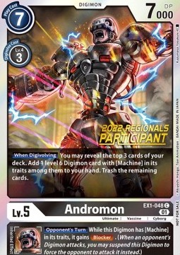 Andromon (EX1-048) (V.1) - Championship 2022 Promos