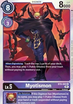 Myotismon (BT8-080) - New Awakening