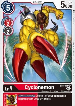 Cyclonemon (BT8-011) - New Awakening