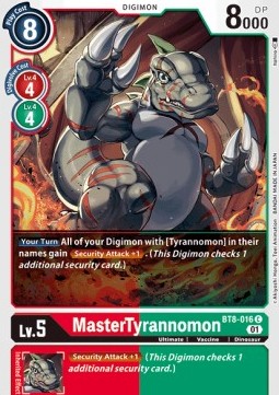 MasterTyrannomon (BT8-016) - New Awakening