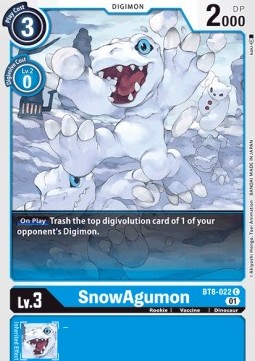 SnowAgumon (BT8-022) - New Awakening
