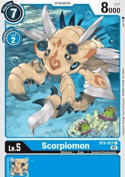 Scorpiomon (BT8-027) - New Awakening