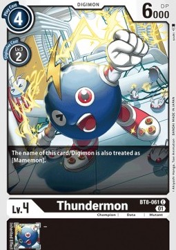 Thundermon (BT8-061) - New Awakening