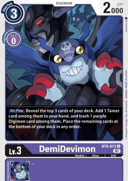 DemiDevimon (BT8-072) - New Awakening