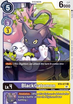 BlackGatomon (BT8-077) - New Awakening