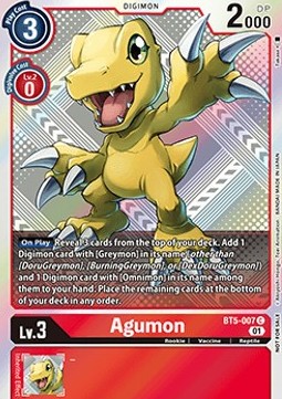 Agumon (BT5-007) - Promos: New Awakening